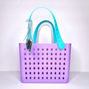 Viral TikTok Dollar Tree Purple Easter Bogg Bag